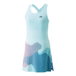 V&ecirc;tements Yonex Yonex with inner Short Robe Femmes - bleu clair, 