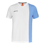 Vêtements Babolat Babolat Play Crew Neck T-shirt Hommes - blanc, bleu clair