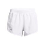 V&ecirc;tements Under Armour Under Armour Fly By 3in Short De Running Femmes-Blanc
