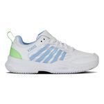 Chaussures de tennis K-Swiss K-Swiss Court Express 2 Chaussure Terre Battue Femmes-Blanc,Bleu Clair