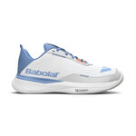 Chaussures de tennis Babolat Babolat SFX EVO AC Chaussures toutes surfaces Femmes-blanc, bleu clair