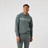 Classic Print Sweat à capuche Hommes-vert foncé