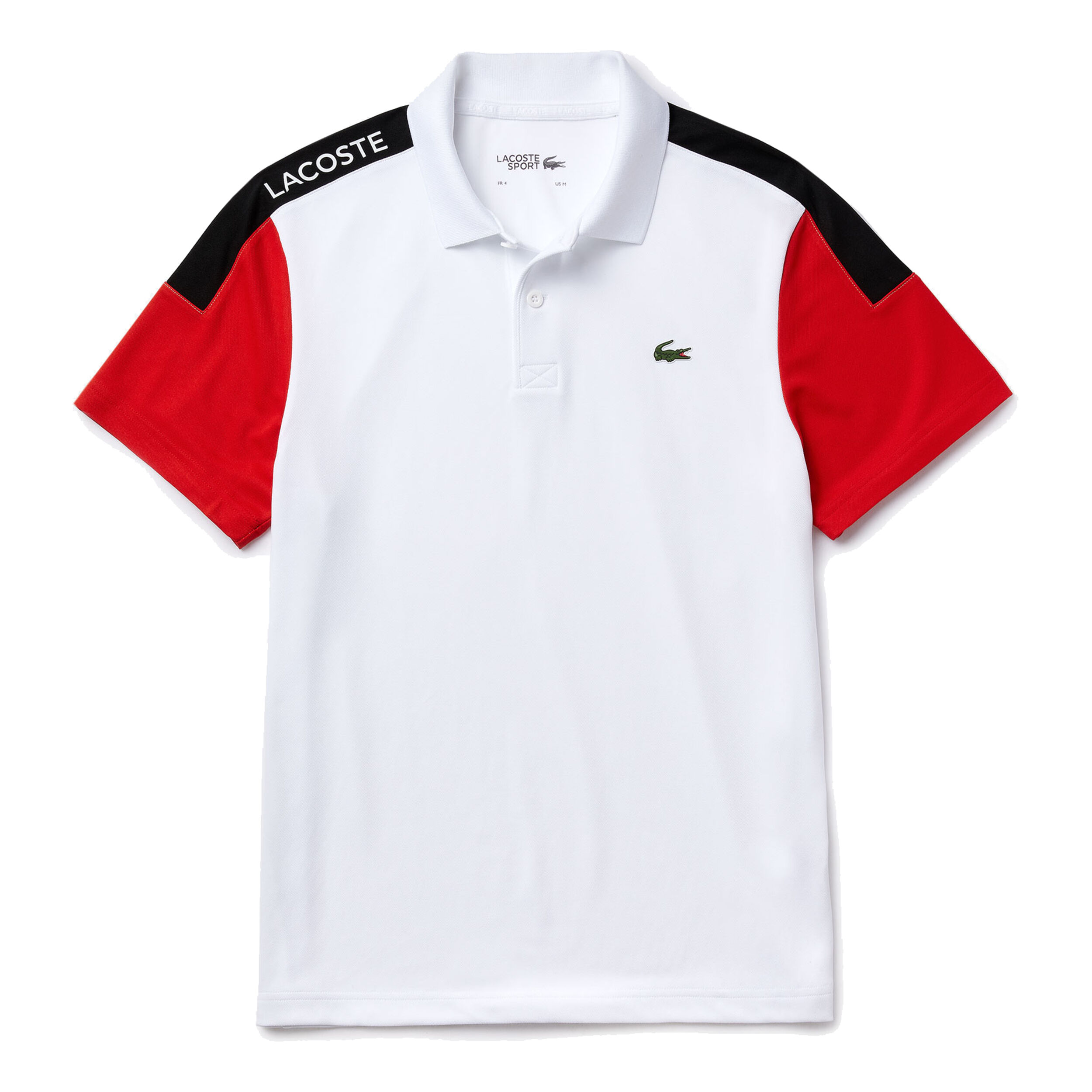Lacoste blanche et rouge clearance