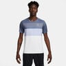 Court Dri-Fit Advantage Print T-shirt Hommes-Bleu Gris