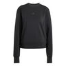 D4T Knit Crew Sweat-shirt Femmes-noir