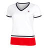 Elisabeth T-shirt Femmes-Blanc,Rouge