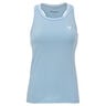 W. TEAM TECH TANK TOPMARINE Polo Femmes-bleu clair