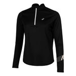 Vêtements ASICS ASICS Icon 1/2 Zip Maillot De Course Femmes-Noir