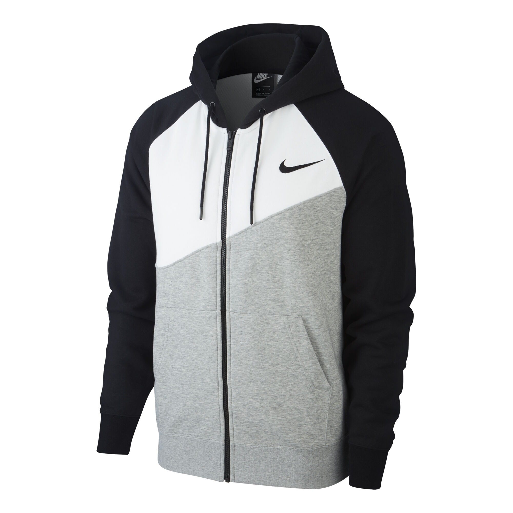 Nike Sportswear Swoosh Full Zip Gilet En Coton Hommes - Gris Clair , Noir  online kaufen | Tennis-Point