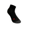 TE2 Short Chaussettes De Tennis Femmes-Noir,Gris Foncé