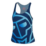 V&ecirc;tements BIDI BADU BIDI BADU Juwel Lifestyle D&eacute;bardeur Tank Top Femmes-Bleu Fonc&eacute;,Blanc