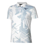 Vêtements Mizuno Mizuno Daybreakers Shadow Polo Hommes-Blanc,Gris