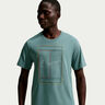 Court Heritage T-shirt Hommes-sauge, gris