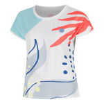 V&ecirc;tements de tennis BIDI BADU BIDI BADU Hey Laguna T-shirt Femmes-blanc, multicouleur