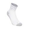 Performance Run Quarter Chaussettes de running Unisex-blanc, violet