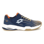 Chaussures de tennis Lotto Lotto Mirage 200 II PRT SPD Chaussure terre battue Hommes - bleu fonc&eacute;, beige