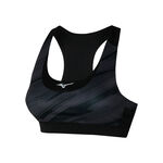 Vêtements Mizuno Mizuno Alpha Graphic Soutien-gorge Sport Femmes-Noir