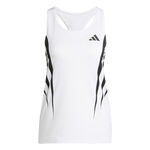 V&ecirc;tements adidas adidas Adizero Archive Singlet Maillot De Course Femmes-Blanc