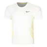 Court Dri-Fit Advantage Slam T-shirt Hommes-Blanc,Jaune Lemon