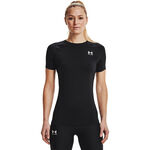 Vêtements Under Armour Under Armour Heatgear Authentics Comp T-shirt Femmes-Noir