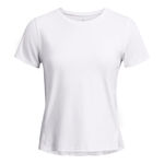 Vêtements Under Armour Under Armour Laser SS Maillot De Course Femmes-Blanc
