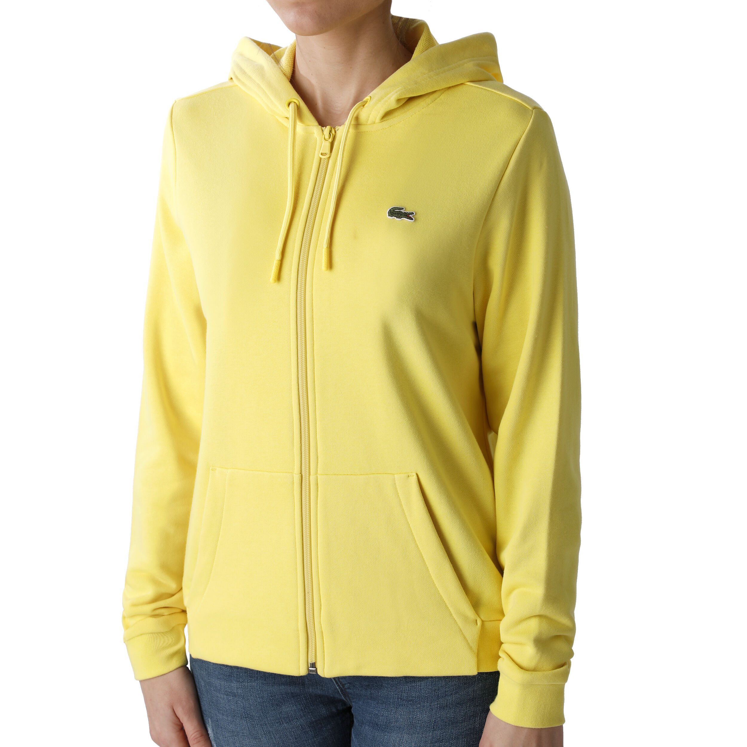Buy Lacoste Gilet En Coton Femmes Jaune Vert Fonce online Tennis Point CH