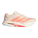 Chaussures de running adidas adidas adizero Boston 13 Chaussure de comp&eacute;tition Femmes-blanc, orange