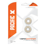 Accessoires raquettes Pacific Pacific Vibra Damper Antivibrateur Pack De 2 Unités-Blanc