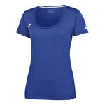 V&ecirc;tements Babolat Babolat Play Cap Sleeve T-shirt Filles-Bleu Fonc&eacute;,Blanc
