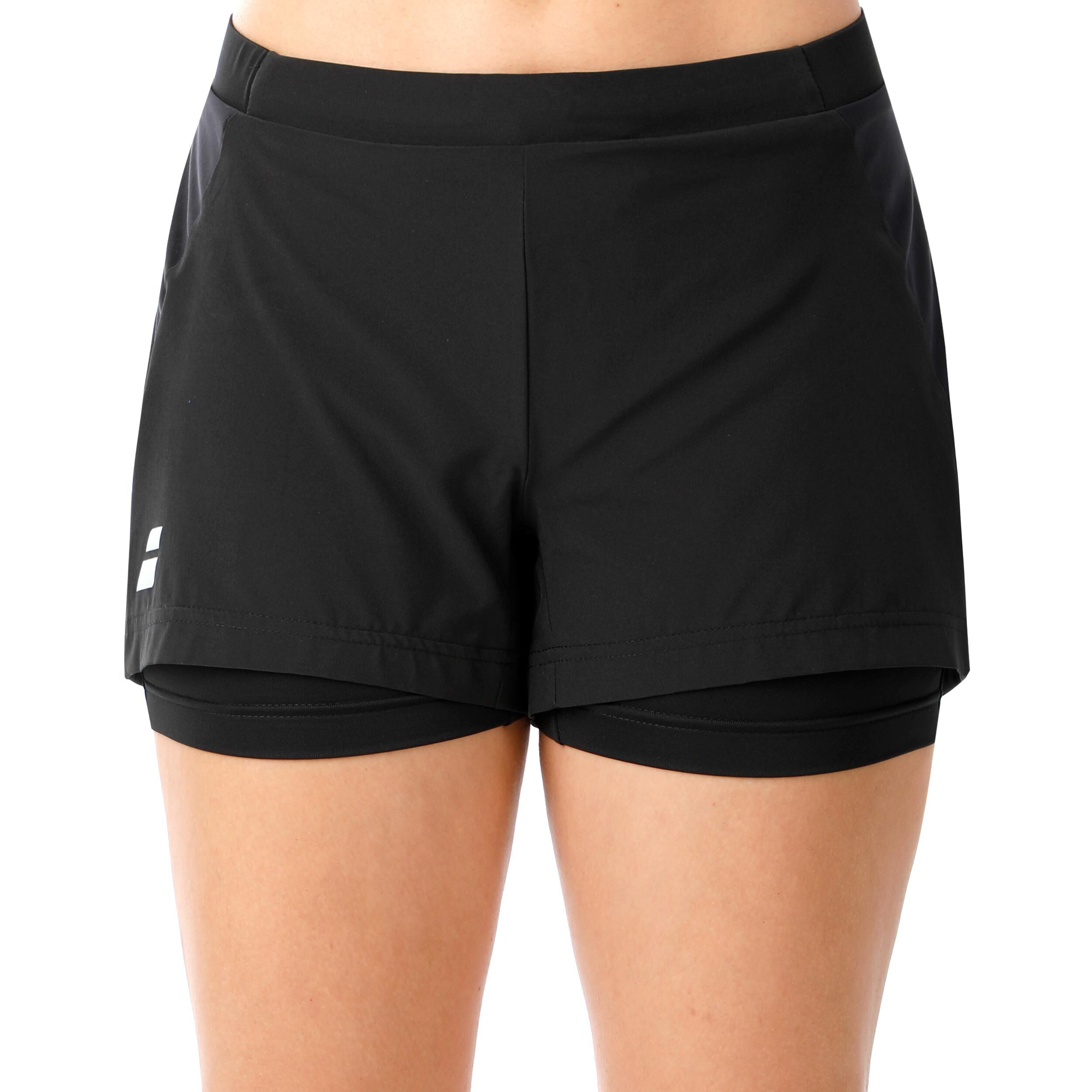 Buy Babolat Exercise Shorts Femmes Noir Gris online Tennis