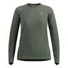Essential Seamless Crew Neck Haut manches longues Femmes-vert olive