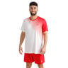 Crew 2.0 T-shirt Hommes-rouge, blanc