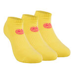 V&ecirc;tements BIDI BADU BIDI BADU Leana No Show Tech Chaussettes De Sport Pack De 3 Femmes-Jaune,Pink