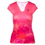 Vêtements BIDI BADU BIDI BADU Bella 2.0 Tech V-Neck T-shirt Femmes-Pink,Multicouleur