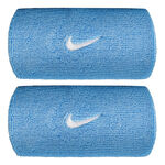 Vêtements Nike Nike Swoosh Classic Doublewide Poignet Unisex - bleu, blanc