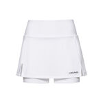 Vêtements HEAD HEAD Club Basic Jupe Filles-Blanc,Argent