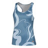 Mila D&eacute;bardeur Tank Top Femmes-Bleu Gris, Bleu Clair