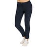Lilly Pantalon Survêtement Femmes-Bleu Foncé,Argent