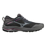 Chaussures de running Mizuno Mizuno Wave Rider GTX Chaussure Trail Femmes-Gris,Blanc