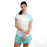 Crew Fade 2.0 T-shirt Femmes-turquoise, blanc