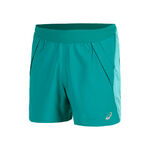Vêtements ASICS ASICS Road 5in Short De Running Hommes-Turquoise