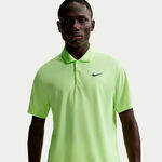 V&ecirc;tements de tennis Nike Nike Dri-Fit Victory Court Solid Polo Hommes-jaune lemon