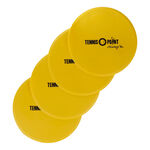 Accessoires Pour Entraîneurs Tennis-Point Markierungs - Kreise - gelb - (4er Pack) 