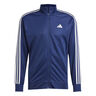 Training Essential 3 Stripes Veste De Survêtement Hommes-Bleu Foncé