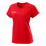Wilson Wilson Team II Tech T-shirt Femmes-Rouge