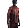 Pacer Winterized Half-Zip Maillot de course Hommes - rouge fonc&eacute;, bronze