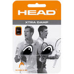 Accessoires raquettes HEAD HEAD Xtra Damp Pack Antivibrateur Pack De 2 Unit&eacute;s-Noir