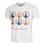 Vêtements Quiet Please Quiet Please Retro Monkey T-shirt Hommes - gris clair, multicouleur