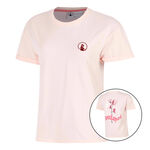 V&ecirc;tements Quiet Please Quiet Please Endlessly Flower T-shirt Femmes-Ros&eacute;, Multicouleur