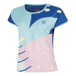 V&ecirc;tements de tennis BIDI BADU BIDI BADU Hey Laguna T-shirt Femmes-bleu, multicouleur